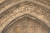 Detalle de la portada de la iglesia de Bordn
