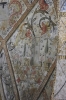 Pintura de una torre en la iglesia de Bordn