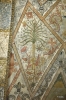 Pintura en el techo de la iglesia de Bordn