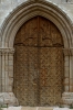 Puerta mudejar de la  Ermita de Ntra. Sra. del Agua en Pearroya de Tastavins